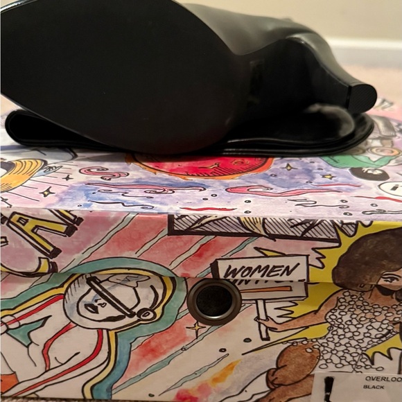 Jeffrey Campbell Black Over the Knee Boots - Picture 3 of 3